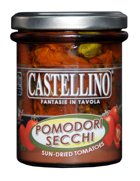 Castelino Italienische Getrocknete Tomaten mit Kräutern - 212 ml