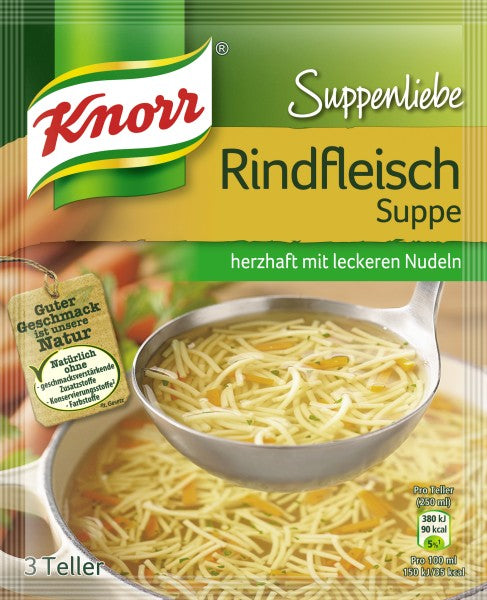 Knorr Suppenliebe Rindfleischsuppe - 76 g