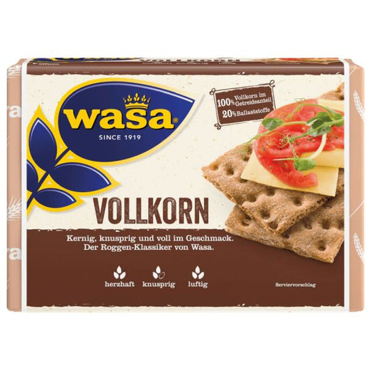 Wasa Whole Grain Rye Crispbread - 260 g