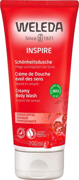 Weleda Inspire Beautyshower Pomegranate - 200 ml